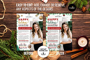 Christmas Real Estate Flyer Canva, a Flyer Template by CreativeVinesStore (Thumbnail 4 of 5)