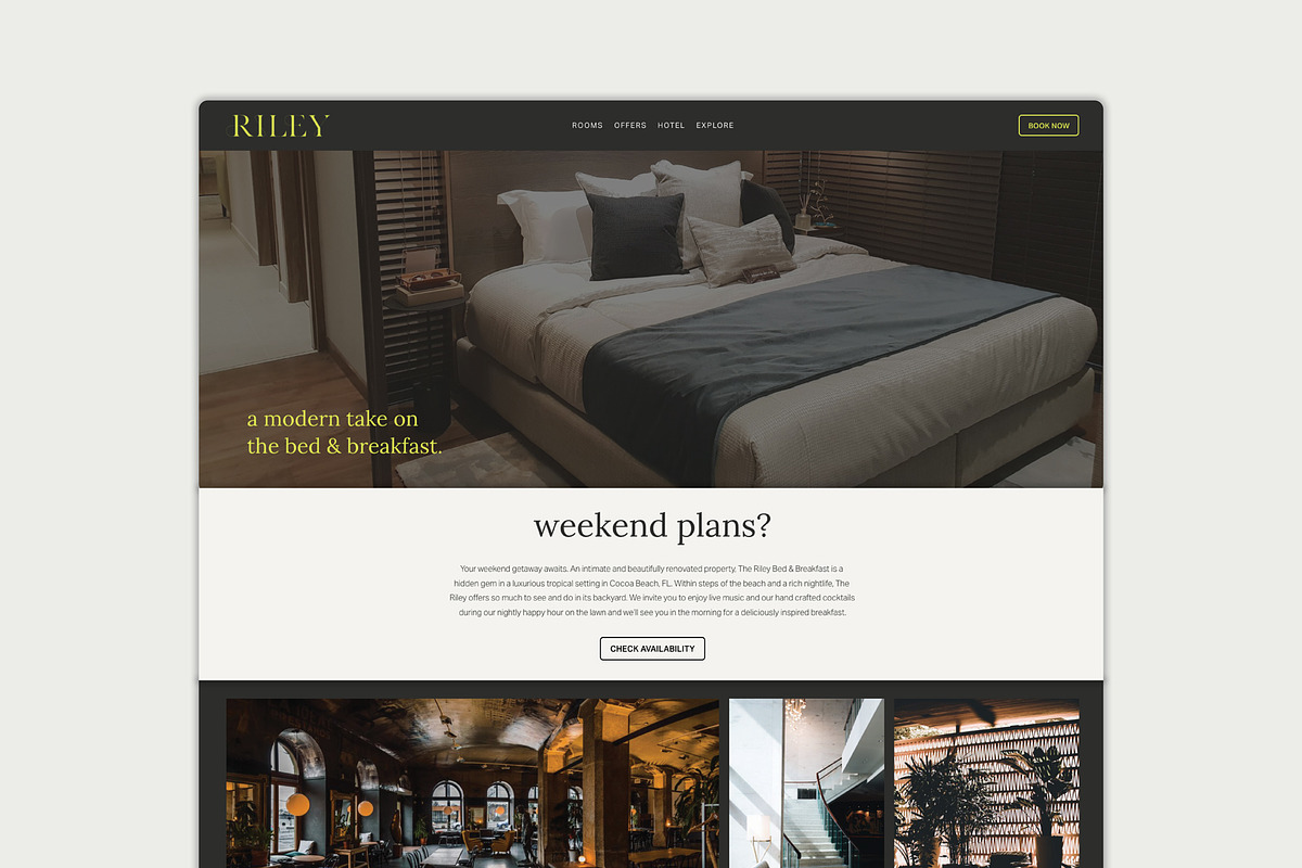 Riley | Squarespace Website Template preview 4