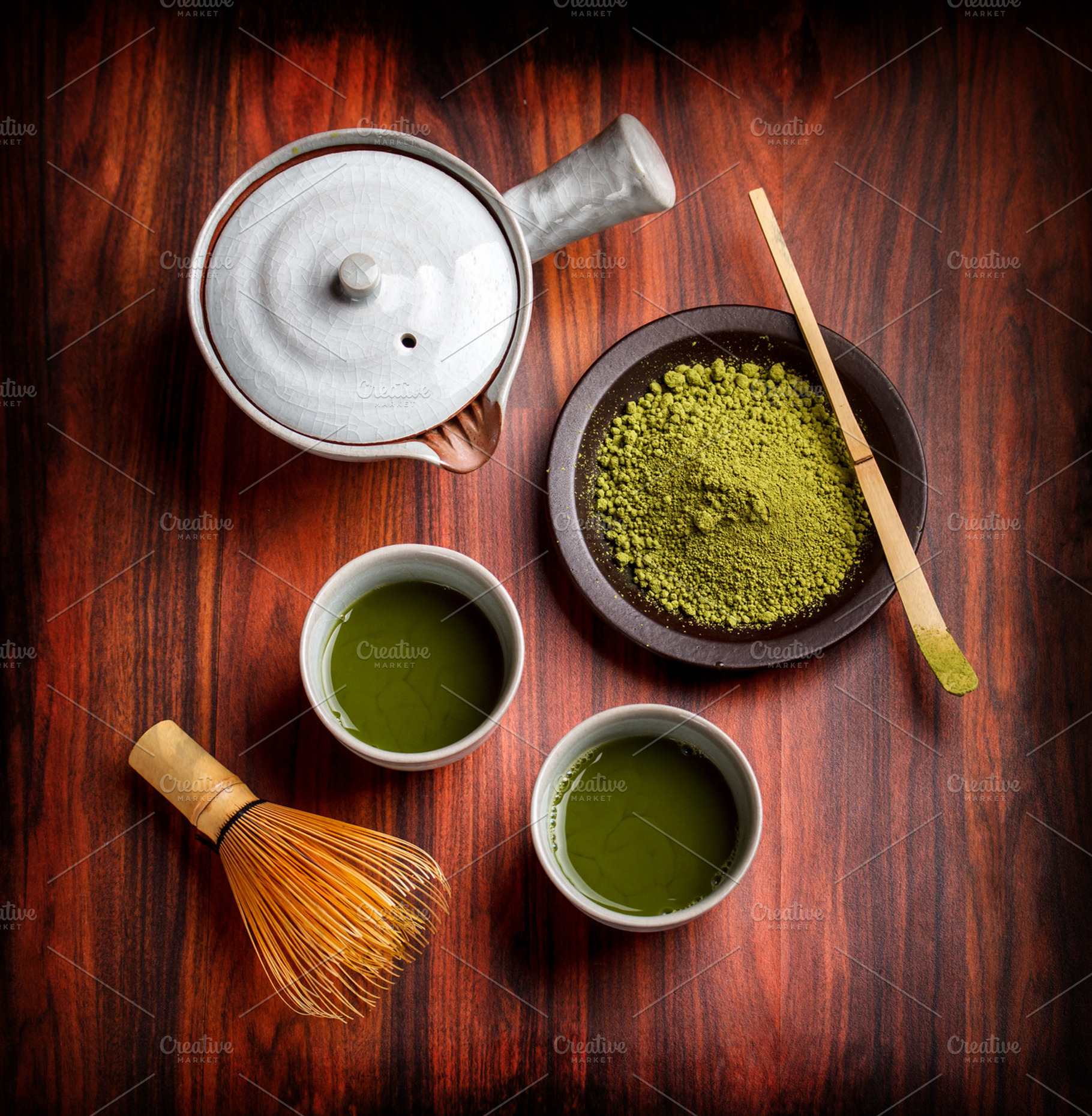 Japanese traditional tea featuring tea, green, and matcha