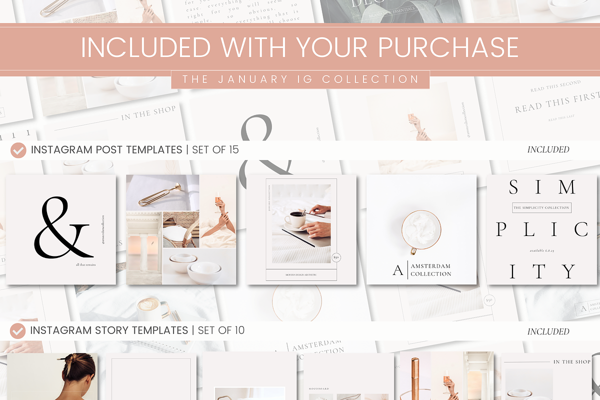 Simple Instagram Template, a Templates & Theme by The Edits Shop (Photo 8 of 9)