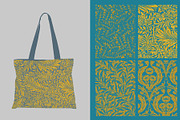 Gold Glitter William Morris Patterns, a Pattern Graphic by ARTOZEN DIGITAL (Thumbnail 4 of 20)