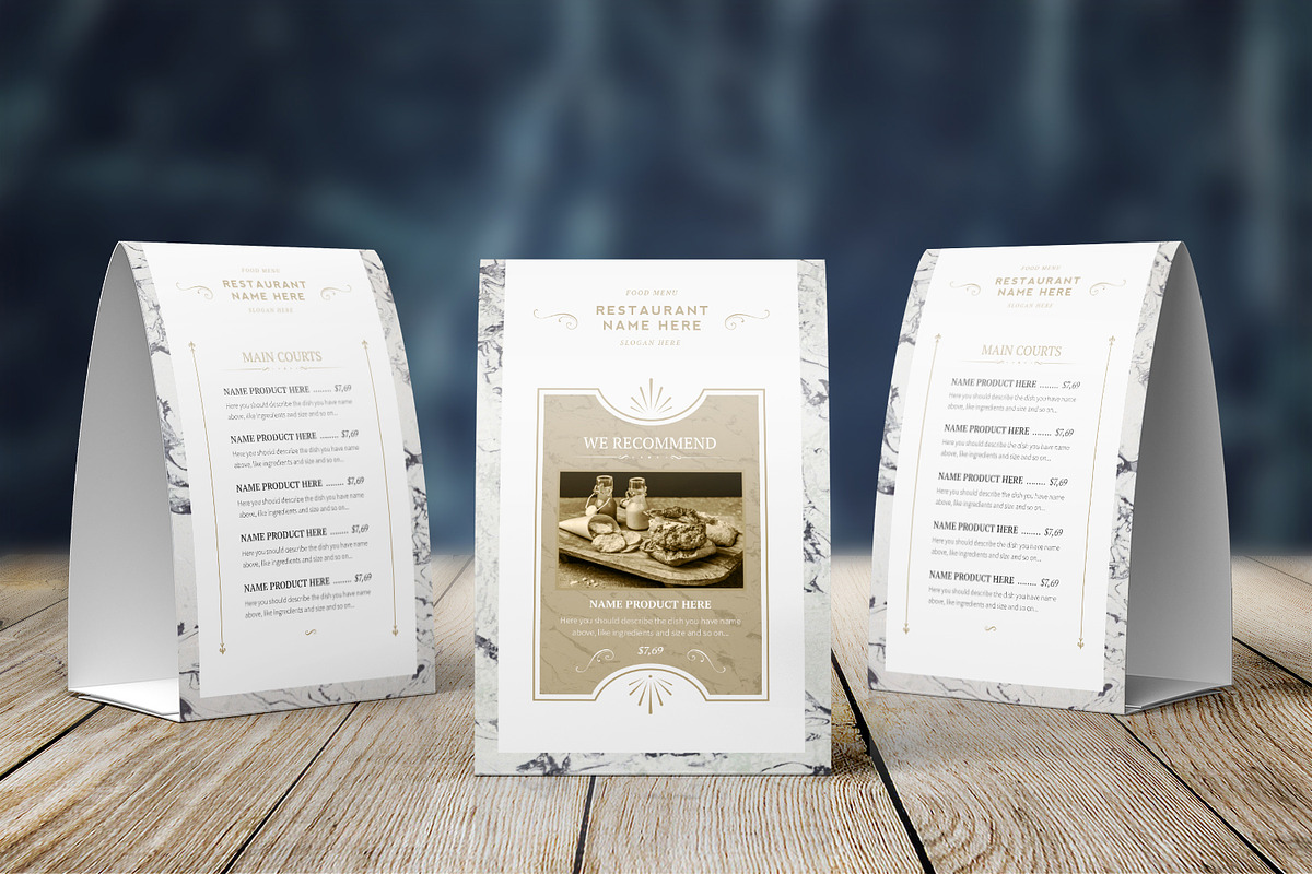 Classy Food Menu 7 Template, a Brochure Template by Luuqas Design (Photo 11 of 16)