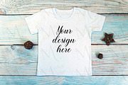 White kid t-shirt mockup bundle., a Print Template by MockupMarket (Thumbnail 26 of 27)