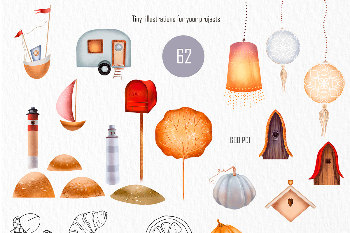 COZY MOOD Aesthetics Clipart Creator, a Food Illustration by ArtOLB (Photo 5 of 10)