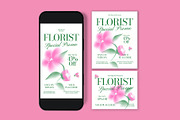 Florist Special Promo Flyer, a Flyer Template by graphicook (Thumbnail 3 of 3)