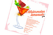 Watercolor set cocktails a cooking, a Food Illustration by Vikpit (Thumbnail 11 of 11)