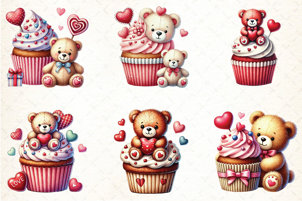 Valentine's Day Teddy Bear, an Illustration by DreamCafeArt (Photo 4 of 4)