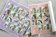 Printable Animal Alphabet For Kids, an Education Illustration by Curiouss (Thumbnail 9 of 10)