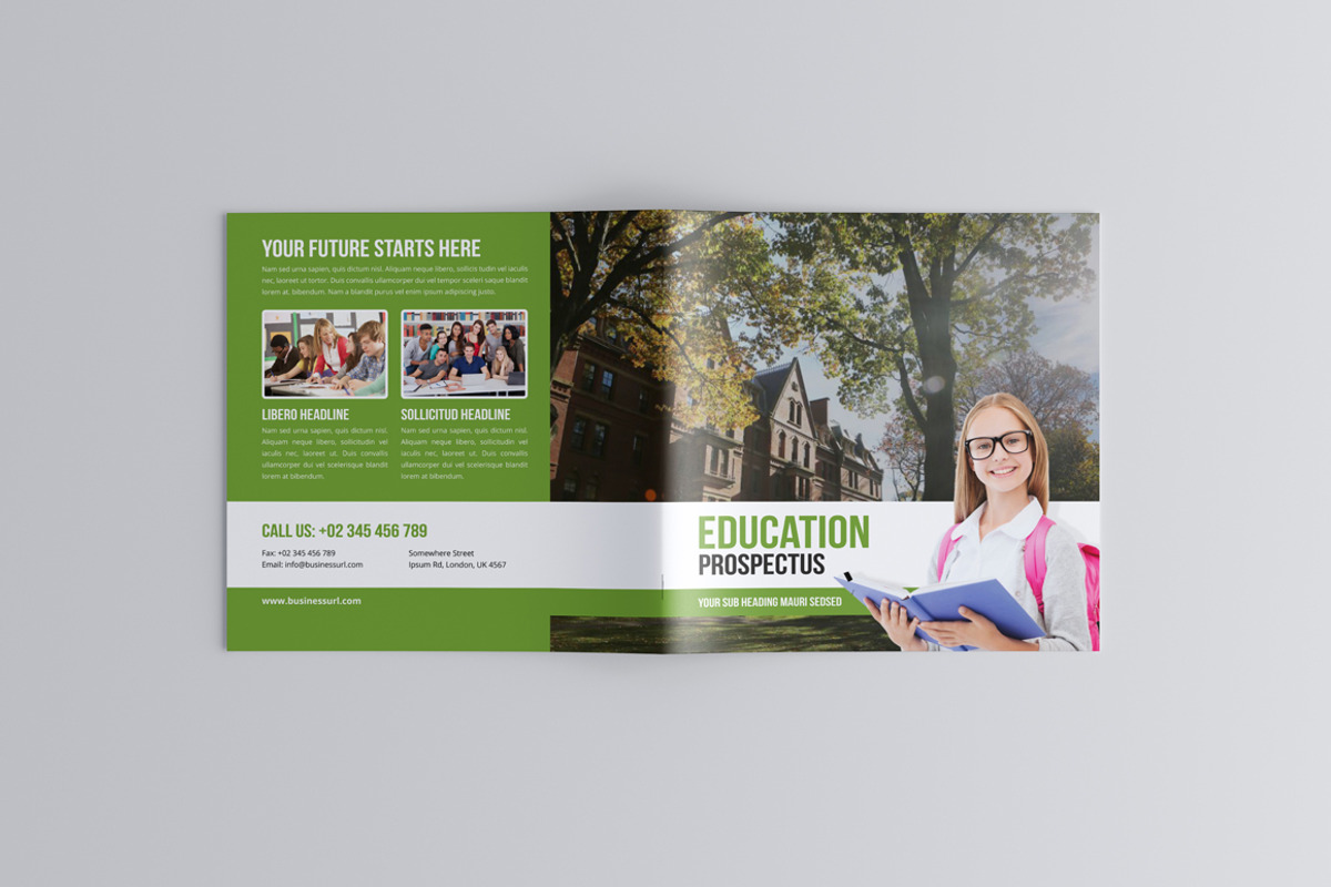 Education Square Prospectus, a Brochure Template by Miyaji75 (Photo 6 of 22)