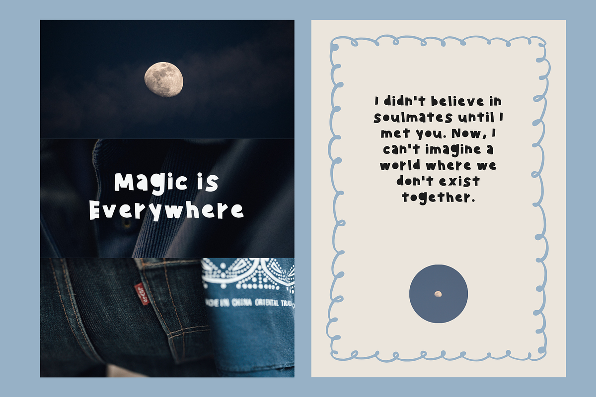 Ashiya - Playful Cutout HandDrawn, a Handwritten Font by Ashiya Pixel (Photo 6 of 13)