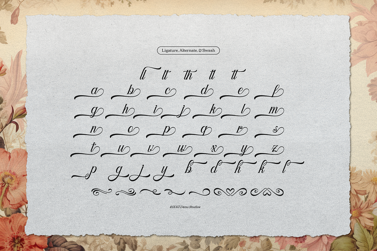 Marelyna Charleya Callighraphy, a Script Font by Denustudios (Photo 12 of 12)