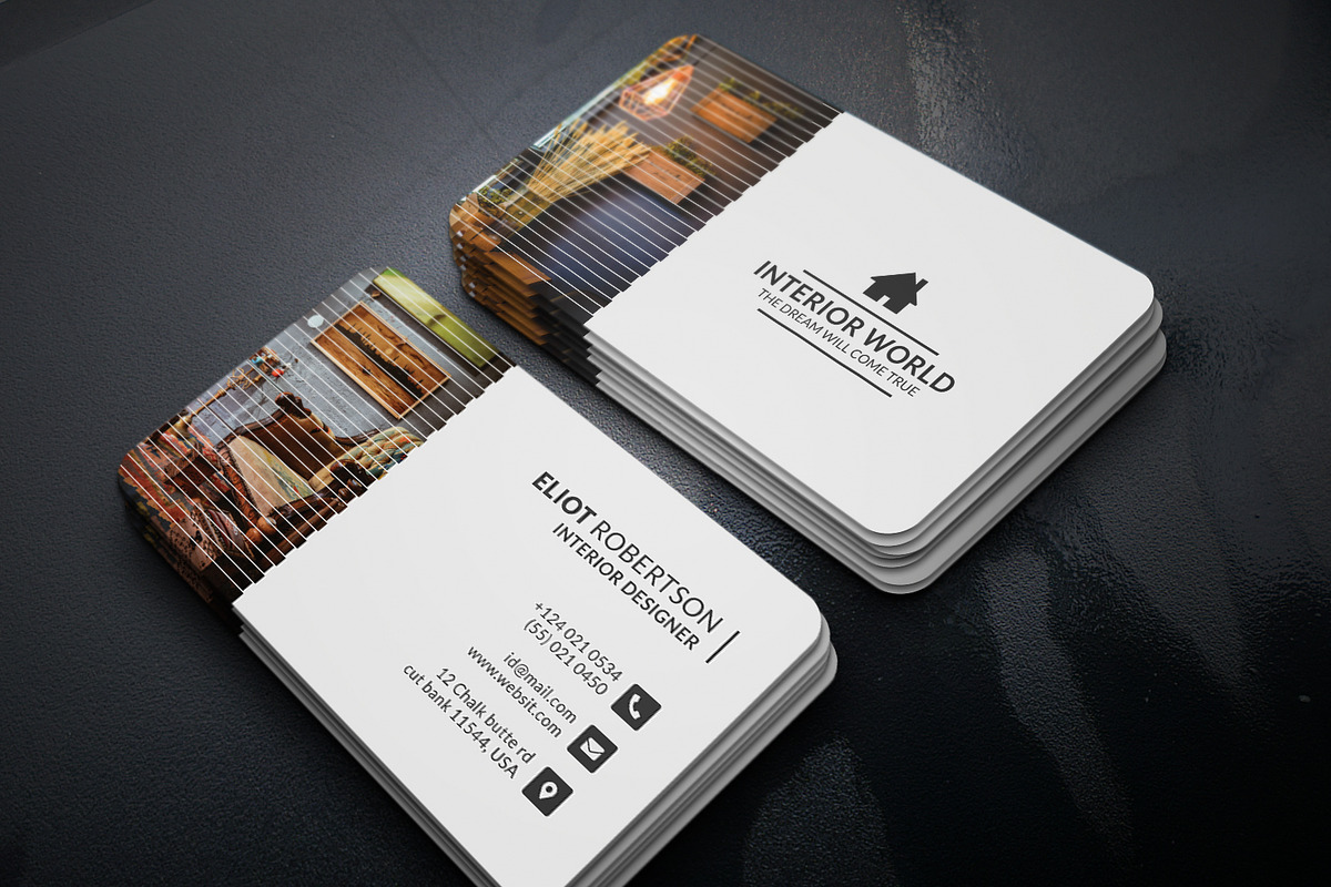 Interior Business Card, a Business Card Template by Helal Shop (Photo 3 of 4)