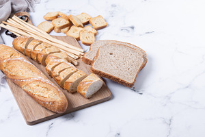 Assortment of Bread Products, a Food & Drink Photo by etorres69