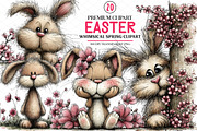 Whimsical Spring Easter Clipart, an Illustration by cherrydesign (Thumbnail 1 of 4)