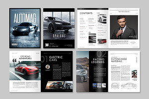 Automotive Magazine Template