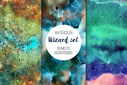 Wizard set: seamless patterns, a Pattern Graphic by Shusha Guna Art (Thumbnail 1 of 5)
