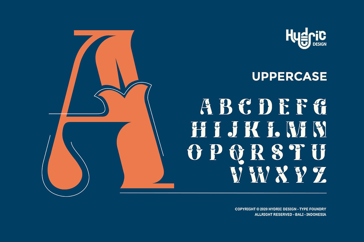 Kyra Vaglo | Floral Display Font, a Sans Serif Font by Hydric Design (Photo 3 of 12)