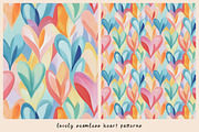 12 Lovely Seamless Heart Patterns, a Pattern Graphic by DesignRocket (Thumbnail 9 of 13)