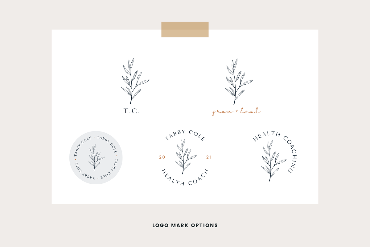Health Coach Logo for Canva, a Branding & Logo Template by Erin Cassidy (Photo 3 of 9)