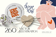 Modern Love Wall Art Creator, a Decorative Illustration by Leleka.Store (Thumbnail 10 of 16)