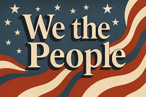 we the people, from the constitution, generative AI, a Photo by Nito