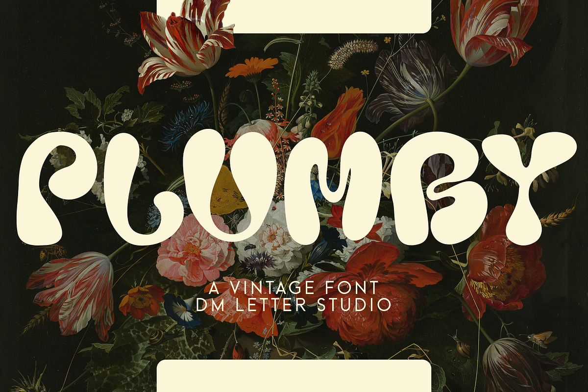 Plumby, a Font by Dm Studio (Photo 1 of 8)