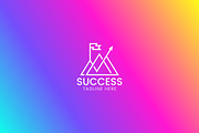 Abstract Success Logo Mountain Flag, a Branding & Logo Template by Signatoro (Thumbnail 4 of 4)