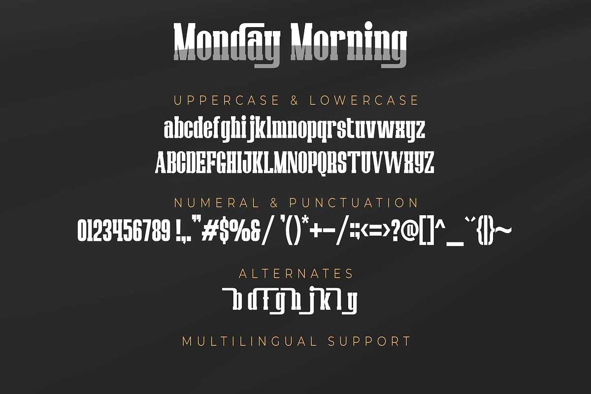 Monday Morning - Slab Serif Font, a Slab Serif Font by Doehantz Studio (Photo 8 of 9)