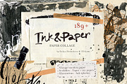 Ink Paper collage elements scraps, an Object Graphic by TD fonts (Thumbnail 1 of 13)