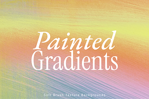 Pastel Painted Gradient Backgrounds