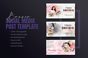 Birthday Photo effect social media, a Social Media Template by Creative_View (Thumbnail 8 of 8)