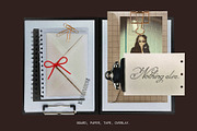 Stationery collage kit OVERLAYS, an Object Graphic by Anzhelika (Thumbnail 2 of 10)