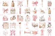 Cute Coquette Nurse Clipart, an Illustration by Markicha Art (Thumbnail 3 of 4)