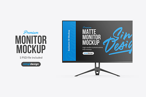 Monitor Mockup, a Device Mockup by SimplDesign
