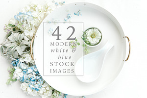 Bundled Modern White Stock Photos