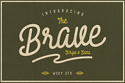 Brave Typeface, a Sans Serif Font by WCKY.STD (Thumbnail 1 of 6)