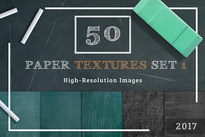 50 Chalkboard Texture Set 1
