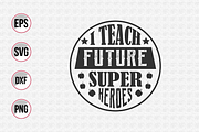 Teacher typographic svg bundle., a Graphic by Uniquesvg99 (Thumbnail 8 of 18)