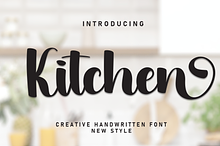 Kitchen | Script Font