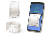Smartphone receipt. 3d phone mobile, a Technology Illustration by Stock-Smart-Start (Thumbnail 2 of 3)