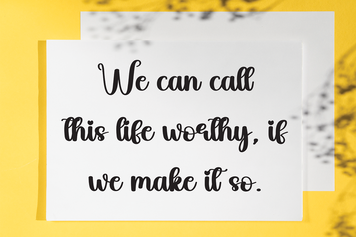 This Smile | Script Font, a Handwritten Font by Scratchones (Photo 4 of 8)