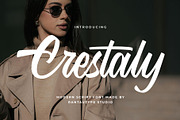 Crestaly Modern Script Font, a Script Font by RantautypeStudio (Thumbnail 1 of 17)