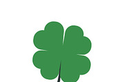 Lucky Shamrock Symbol Illustration, a Background Graphic by RAHMAT (Thumbnail 2 of 5)