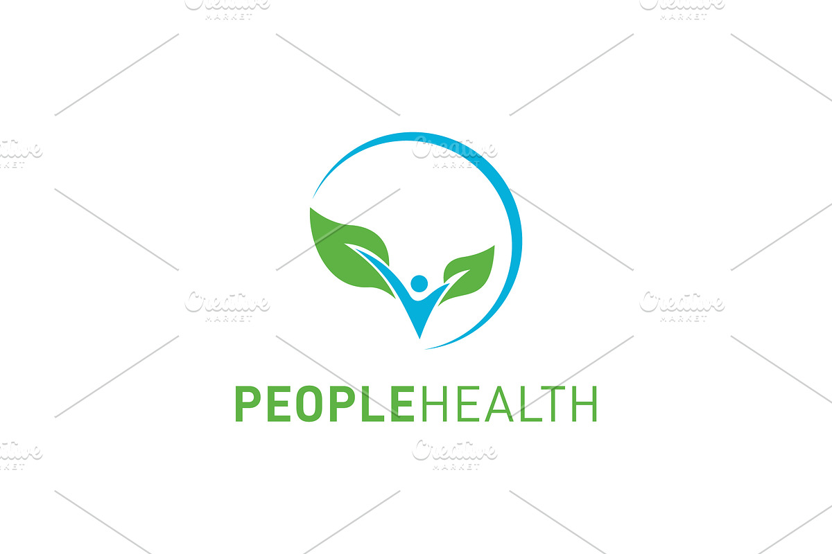 Healthy People Logo Design, a Templates & Theme by yanuart
