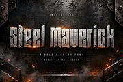 Steel Maverick, a Slab Serif Font by Wow Magic (Thumbnail 1 of 5)