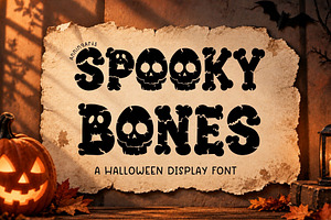 Spooky Bones - Halloween Font