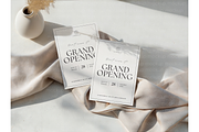 Minimal Sunlight Invitation Mockup, a Product Mockup by MockupWizard (Thumbnail 3 of 4)