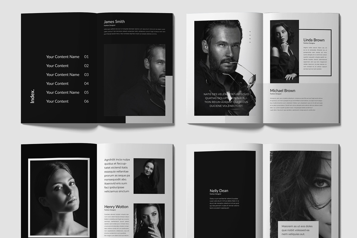 Look Book Template, a Magazine Template by ContestDesign (Photo 2 of 4)