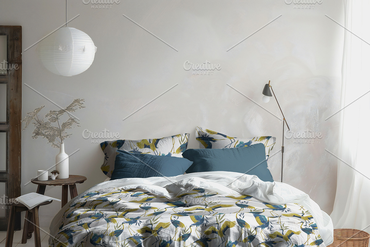 Bedding Set  Mockup, a Product Mockup by Nora Gad (Photo 5 of 13)