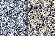 Marine Graphics Doodles Patterns, an Object Illustration by BALABOLKA (Thumbnail 4 of 6)
